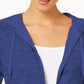 Style & Co Women's Zip-Front Jacket Blue Size Extra Small