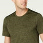 Ideology Men's Core Crew Neck Mesh-Back T-Shirt Green Size XX-Large