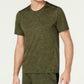 ID Ideology Men's Core Crew Neck Mesh-Back T-Shirt Dark Green Size 3 Extra Large
