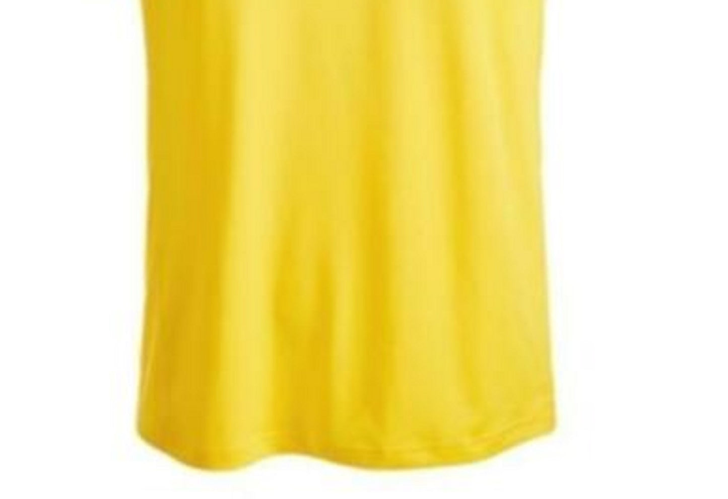 ID Ideology Men's Core Crew Neck Mesh-Back T-Shirt Yellow Size Small