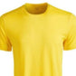 ID Ideology Men's Core Crew Neck Mesh-Back T-Shirt Yellow Size 2 Extra Large