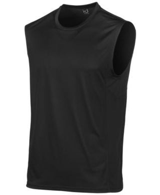 Ideology Men's Mesh-Trimmed Sleeveless T-Shirt Black Size Medium