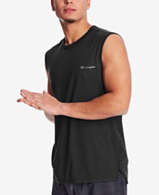 Ideology Men's Mesh TrimSleeveless T-Shirt Black Size Large