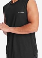 Ideology Men's Mesh TrimSleeveless T-Shirt Black Size Large