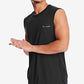 Ideology  Men's Mesh Trimmed Sleeveless T-Shirt Black Size X-Large