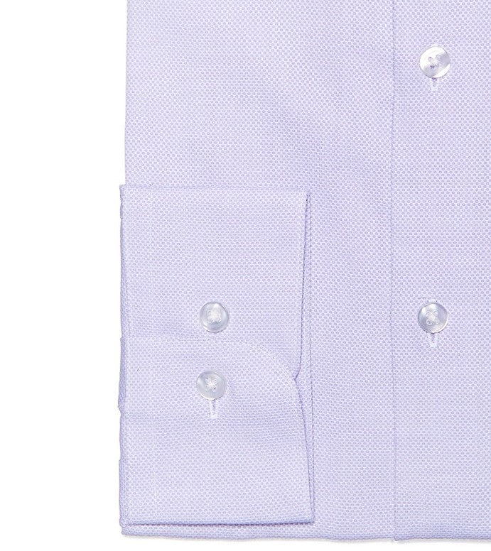 Bar III Men's Max Slim-Fit Textured Dress Shirt Purple Size 34x35