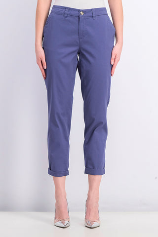 Maison Jules Women's Slim Ankle Pants Beige Size 2