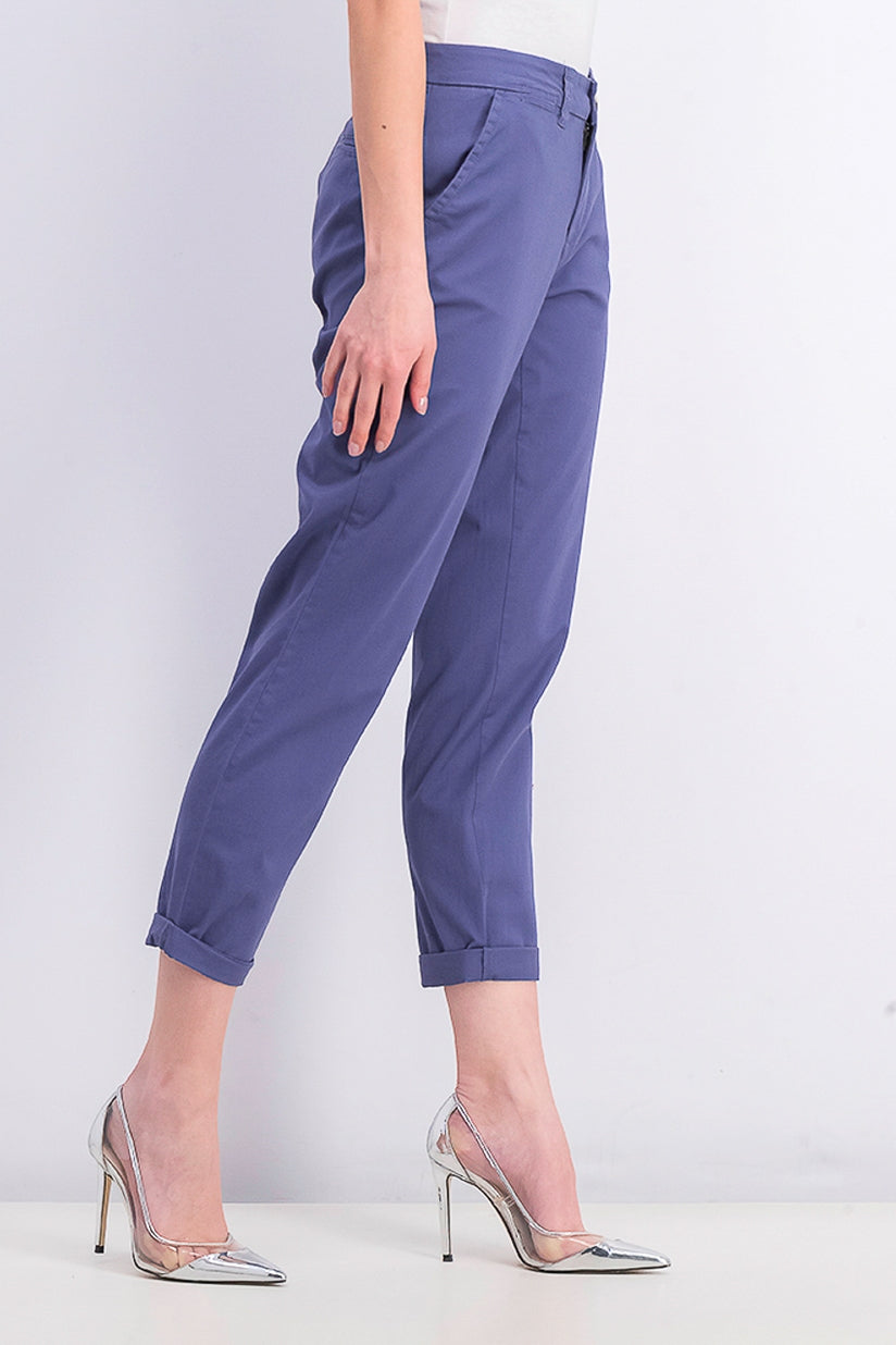 Maison Jules Women's Slim Ankle Pants Beige Size 2