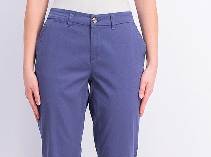 Maison Jules Women's Slim Ankle Pants Beige Size 2