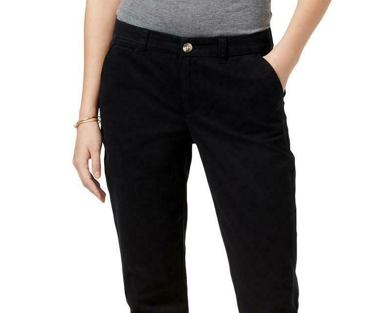 Maison Jules Women's Slim Ankle Pants Blue Size 6