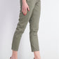 Maison Jules Women's Slim Ankle Pants Green Size 10