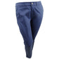 Maison Jules Women's Slim Ankle Pants Navy Size 2