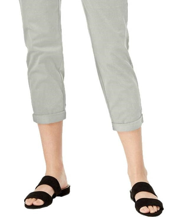 Maison Jules Women's Slim Ankle Pants White Size 4