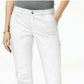 Maison Jules Women's Slim Ankle Pants White Size 6