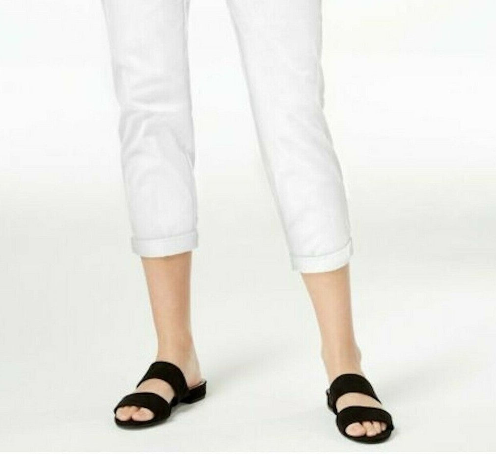 Maison Jules Women's Slim Ankle Pants White Size 6