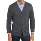 Club Room Men's Knit V-Neck Cardigan Gray Size Medium