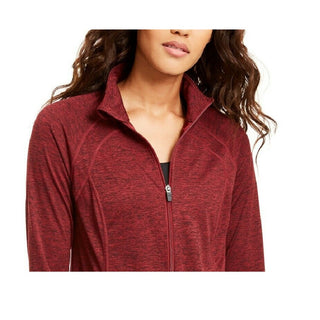 Ideology Women's Performance Zip Jacket Wine Size Extra Small