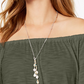 Style & Co Women's Convertible Off-The-Shoulder Top Med Green Size XS