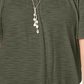 Style & Co Women's Convertible Off-The-Shoulder Top Med Green Size XS