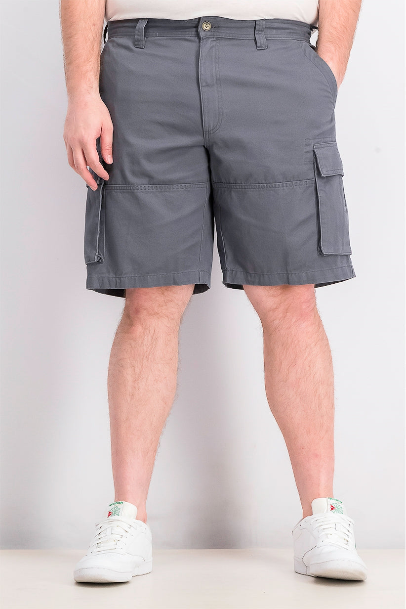 Club Room Men's 10" Cargo Shorts Gray Size 34