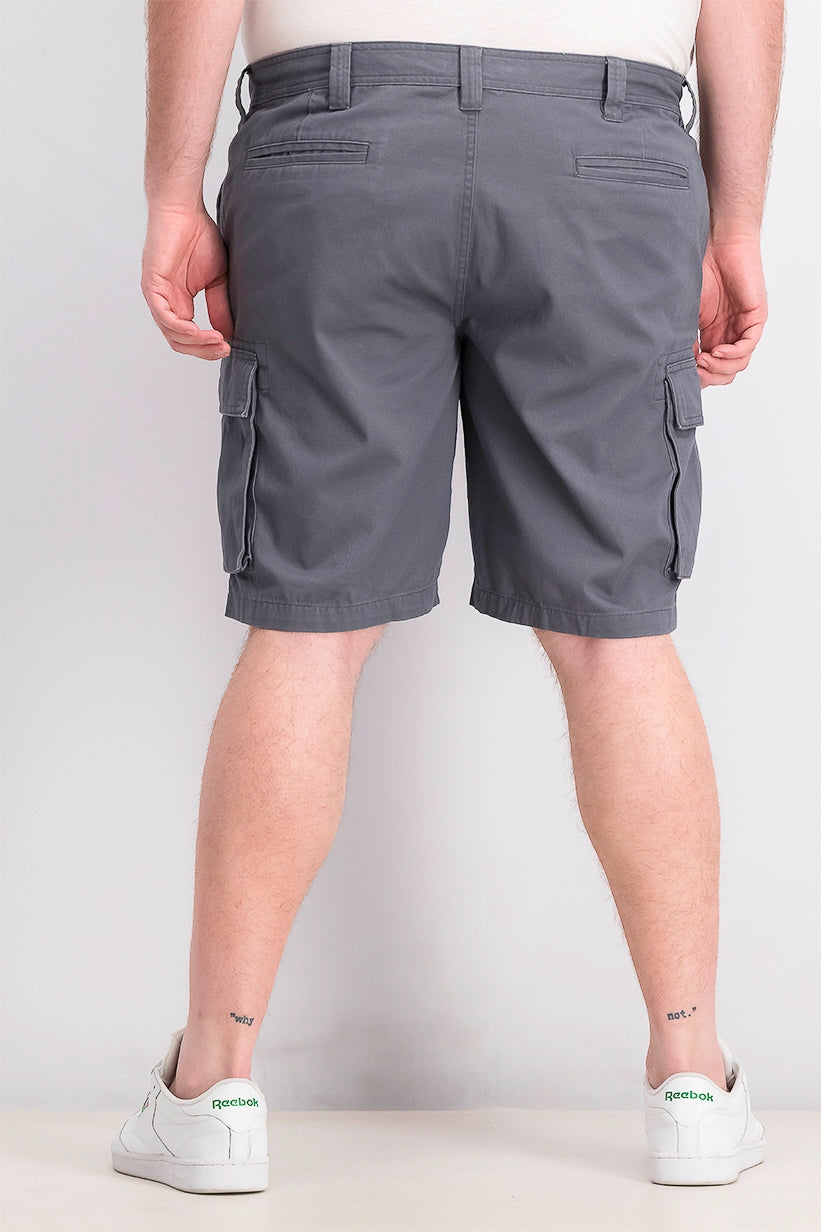 Club Room Men's 10" Cargo Shorts Gray Size 34