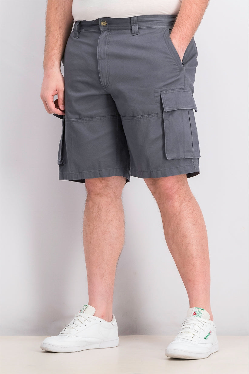 Club Room Men's 10" Cargo Shorts Gray Size 34
