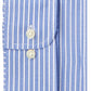 Club Room Men's Slim-Fit Performance Wrinkle-Resistant Striped Dress Shirt Navy Size 18-34-35