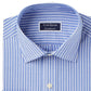 Club Room Men's Slim-Fit Performance Wrinkle-Resistant Striped Dress Shirt Navy Size 18-34-35