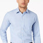 Club Room Men's Slim-Fit Pinpoint Solid Dress Shirt  Light Blue Size 34X35