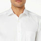 Club Room Men's Slim-Fit Pinpoint Solid Dress Shirt  White Size 18-34-35