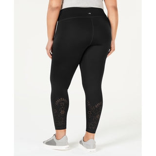 Ideology Women's Plus Leggings Black Size 2X