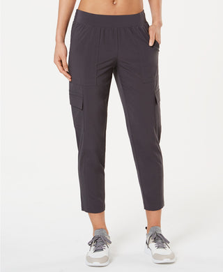 Ideology Women's Recycled Woven Cargo Pants  Black Size Extra Large