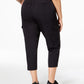Ideology Women's Recycled Woven Cargo Pants Black Size Extra Small