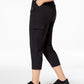 Ideology Women's Recycled Woven Cargo Pants Black Size Extra Small
