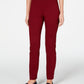 Charter Club Women's Cambridge Pull-On Ponte Pants Red Size 10