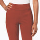 Charter Club Women's Cambridge Pull-On Ponte Pants Mediun Red Size 4