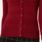 Charter Club Women's Textured Cardigan Wine Size Extra Small