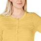 Charter Club Women's Textured Cardigan Yellow Size Extra Large
