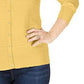 Charter Club Women's Textured Cardigan Yellow Size Extra Large