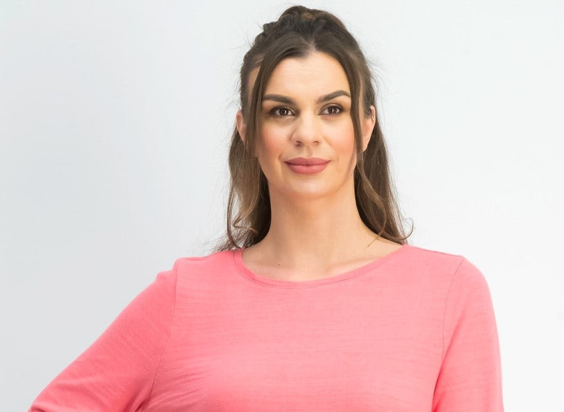 Charter Club Women's Cotton Lace-Trim Top Pink Size X-Small