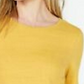 Charter Club Women's Cotton Lace-Trim Top Gold Size Large