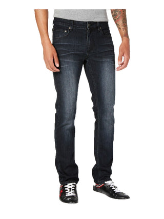 INC International Concepts Men's Berlin Slim-Straight Jeans Dark Wash Size 40x32
