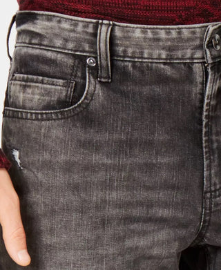 American Rag Men's Slim-Fit Stretch Ripped Jeans Black Size 36X34