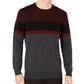Alfani Men's Ottoman Striped Sweater Red Size XX-Large