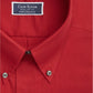 Club Room Men's Regular Fit Stretch Wrinkle-Resistant Solid Pinpoint Dress Shirt Red Size 15-32-33