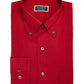 Club Room Men's Classic/Regular Fit Stretch Wrinkle-Resistant Solid Pinpoint Dress Shirt Red Size 16-32-33