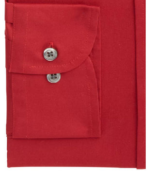 Club Room Men's Classic/Regular-Fit Performance Stretch Solid Dress Shirt Red Size 16.5x32-33