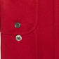 Club Room Men's Classic/Regular Fit Stretch Wrinkle-Resistant Solid Pinpoint Dress Shirt Red Size 34-35