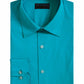 Alfani Men's Slim-Fit Performance Stretch Easy-Care Solid Dress Shirt Blue Size 15-34-35