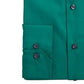 Alfatech By Alfani Men's Slim-Fit Performance Stretch Easy-Care Solid Dress Shirt Dark Green Size 32-33